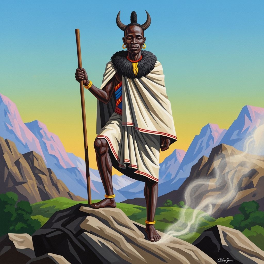 Rwandan King Ruganzu in Contemporary African Art