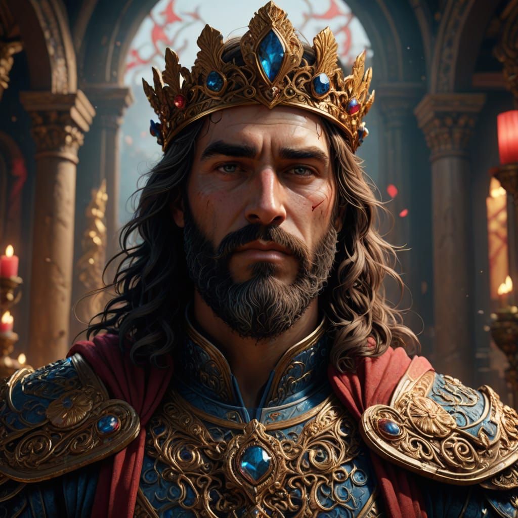 A close portrait of Hector of Troy on the Valentine's day.