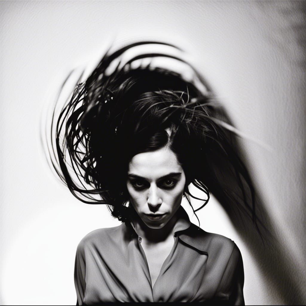 Hyperrealistic Portrait of PJ Harvey in High Definition
