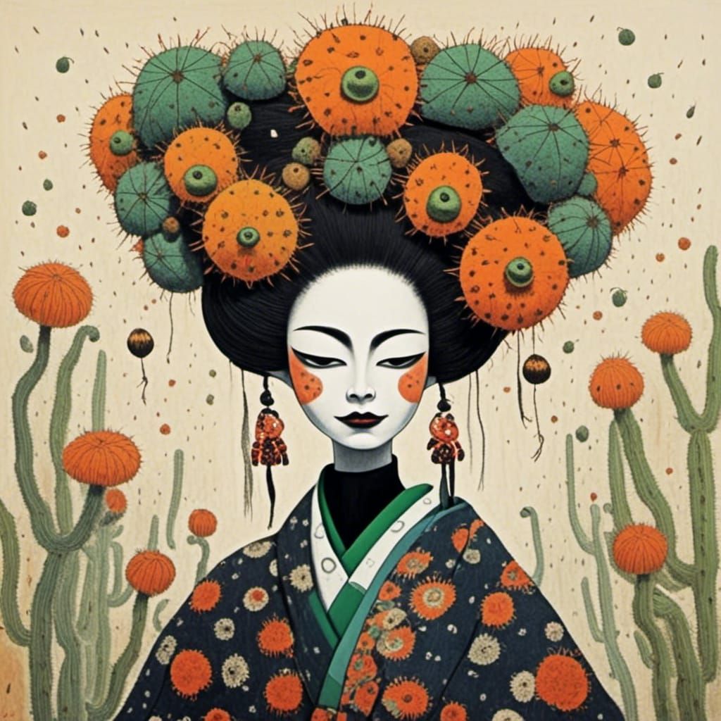 Cactus Geisha: A Fusion of Cultures