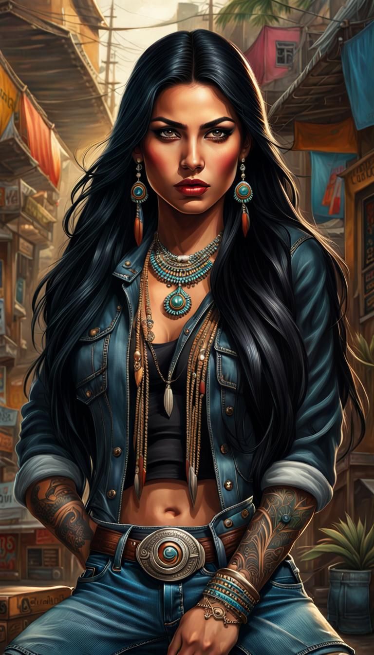 Sinaloa Cartel Sicaria Portrait in Hyperrealistic 8K