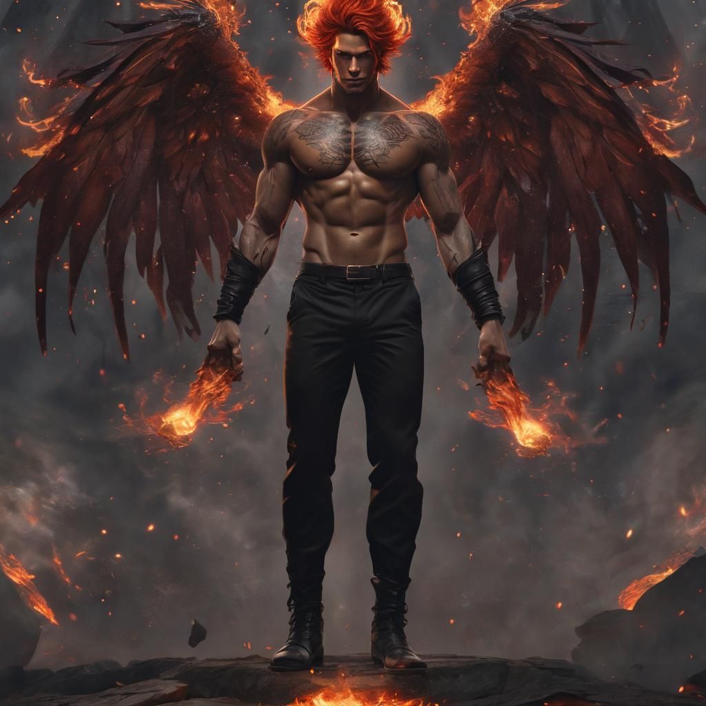 Fiery Qi Cultivator with Astral Flames