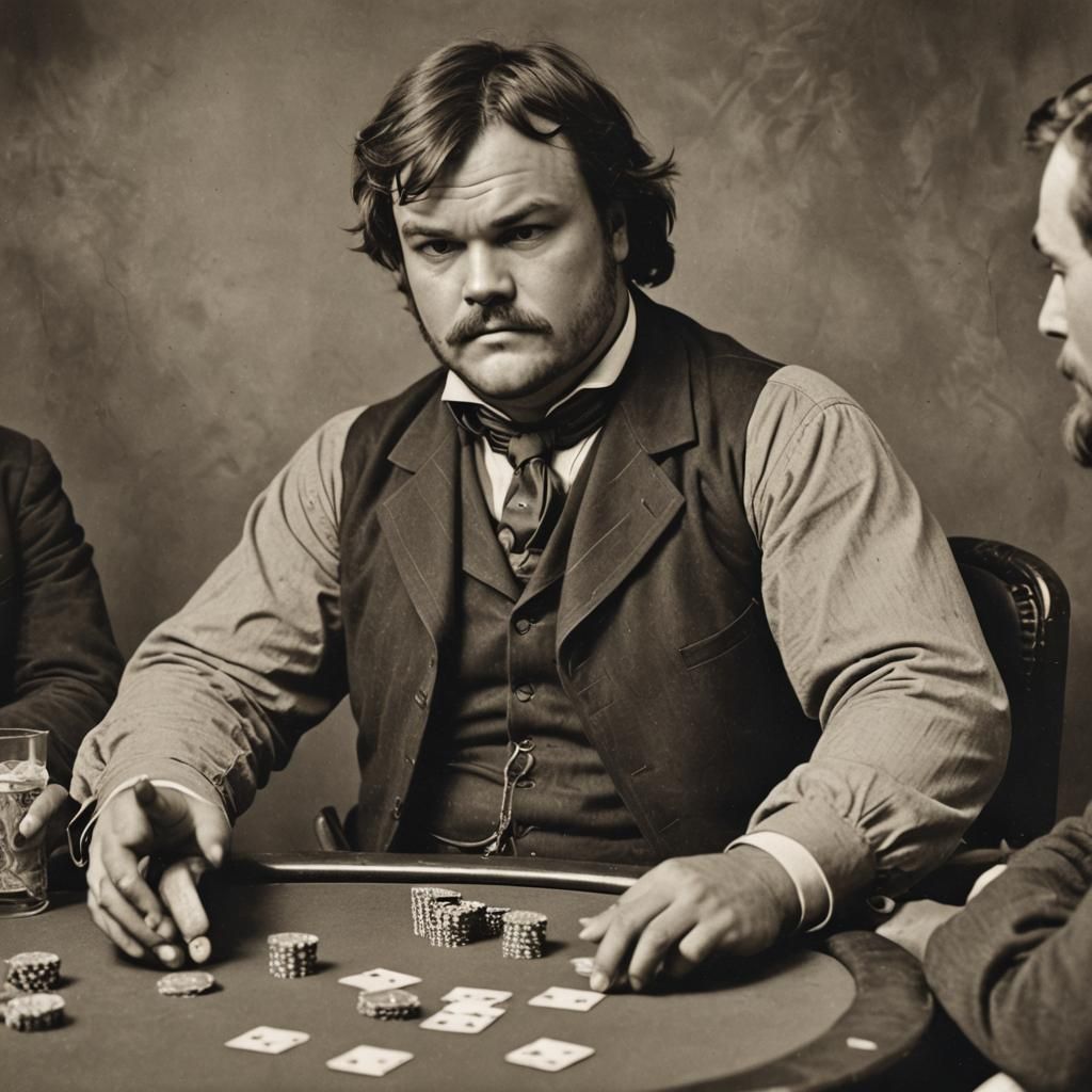 Jack Black Plays Poker, 1890s Style