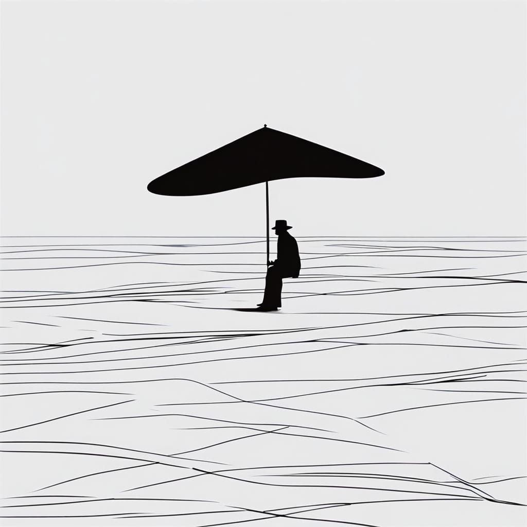 Minimalist Art Captures Profound Solitude