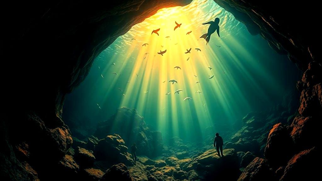 Underwater Cavern of Untold Treasures