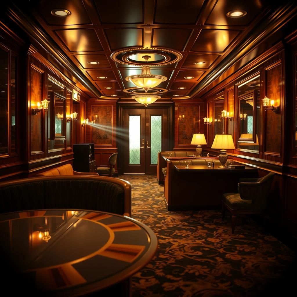 Luxurious Art Deco Interior in 1930s Style