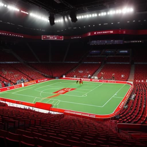 Red Arena: Minimalist AI Rendition