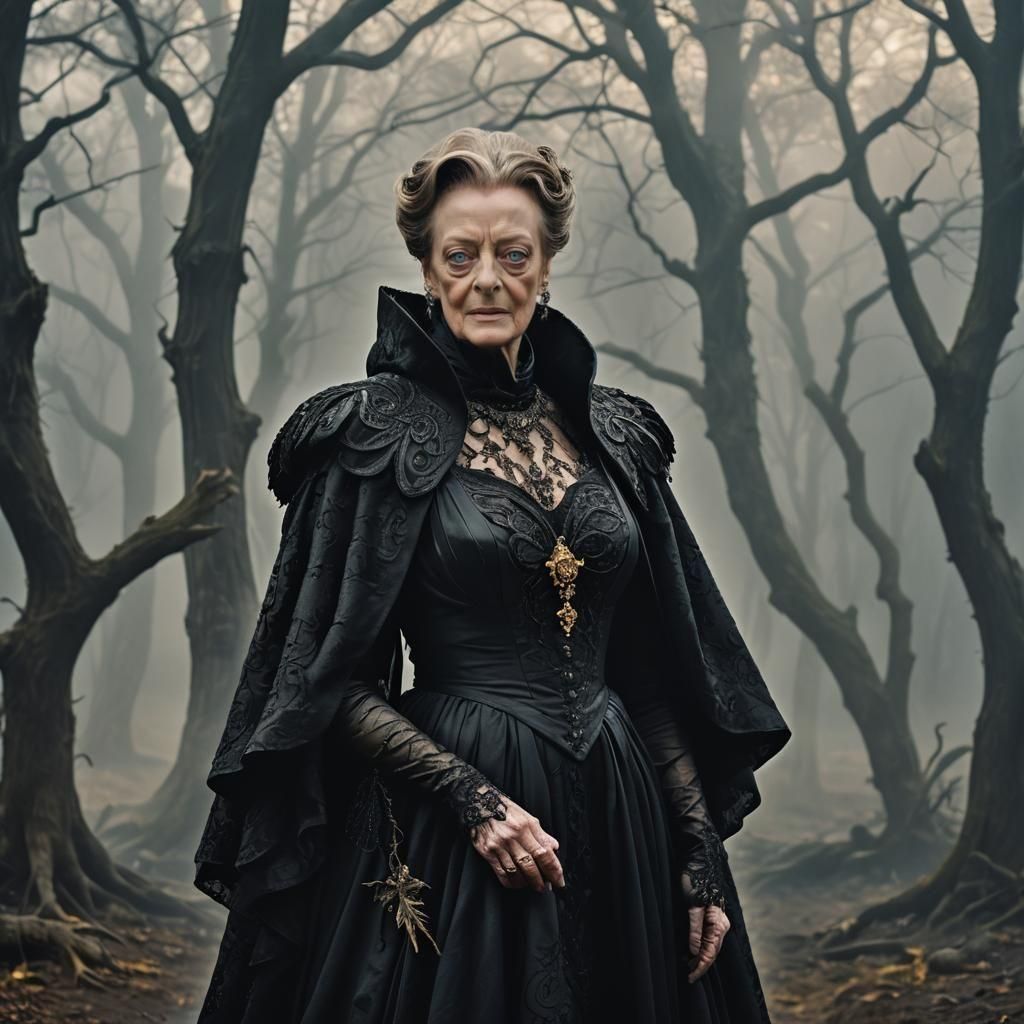 Menacing Witch with a Sensual Look