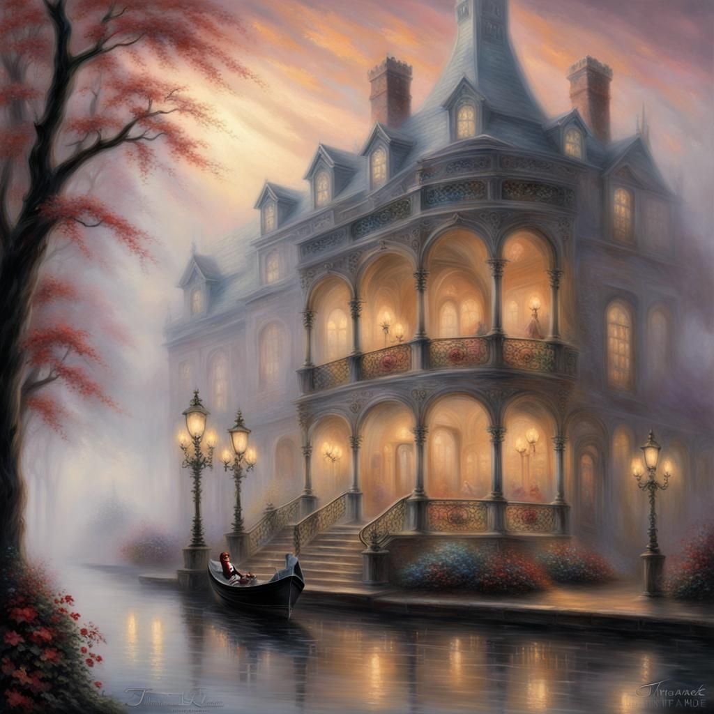 Ethereal Phantom of the Opera in Mist