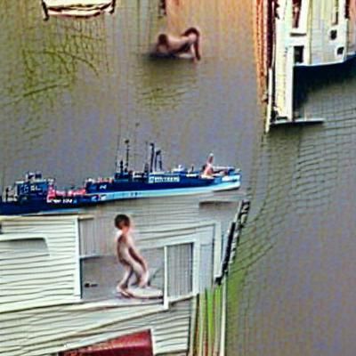 Cyberpunk Cityscape at Night: Neon Lights and Flying Cars