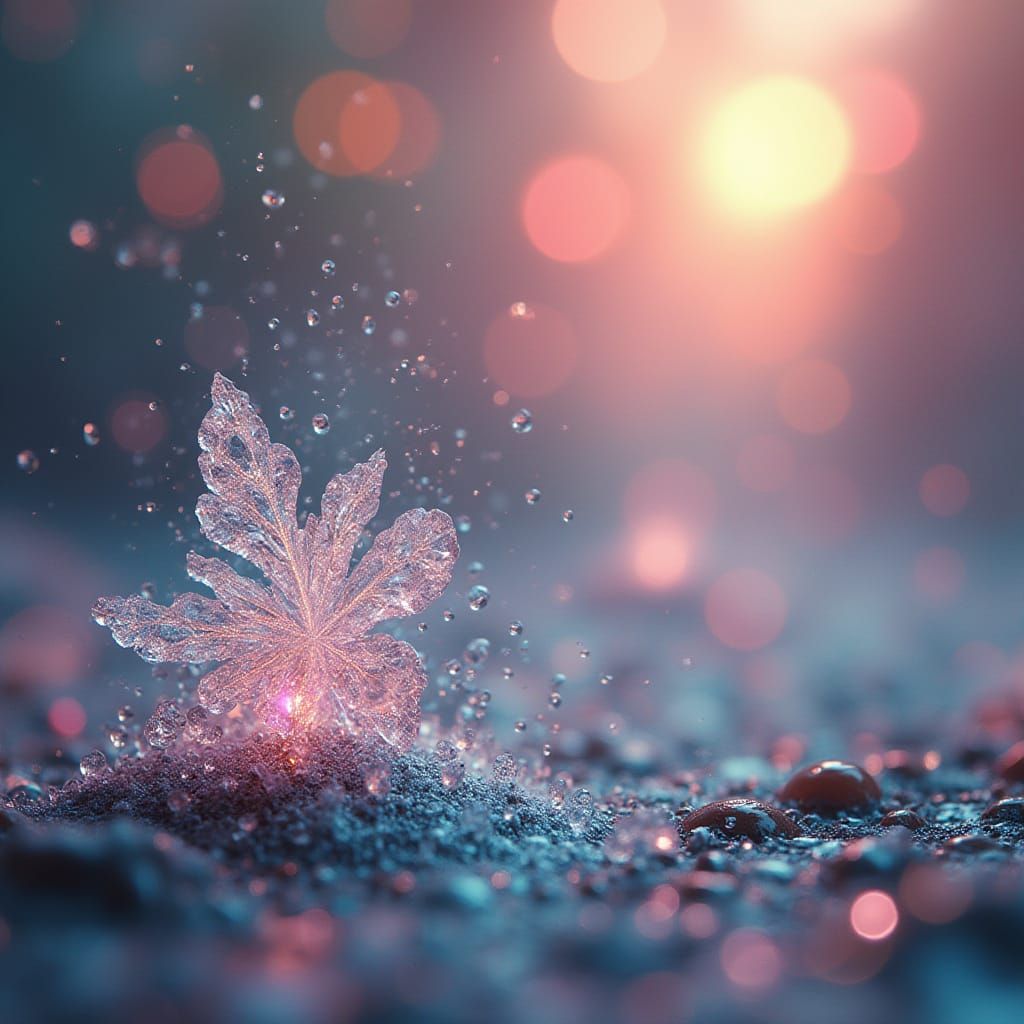 Vibrant Muted Rainbow Landscape in Sharp Focus