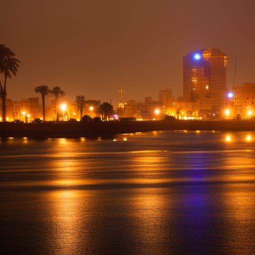 Egypt's Nile at Night: Professional Photography