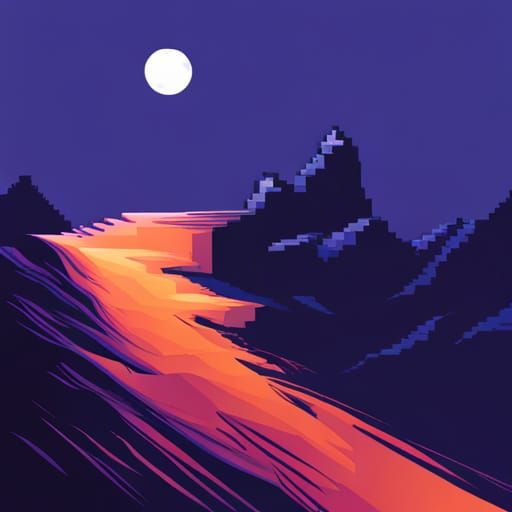 Abstract Pixel Color Randomization