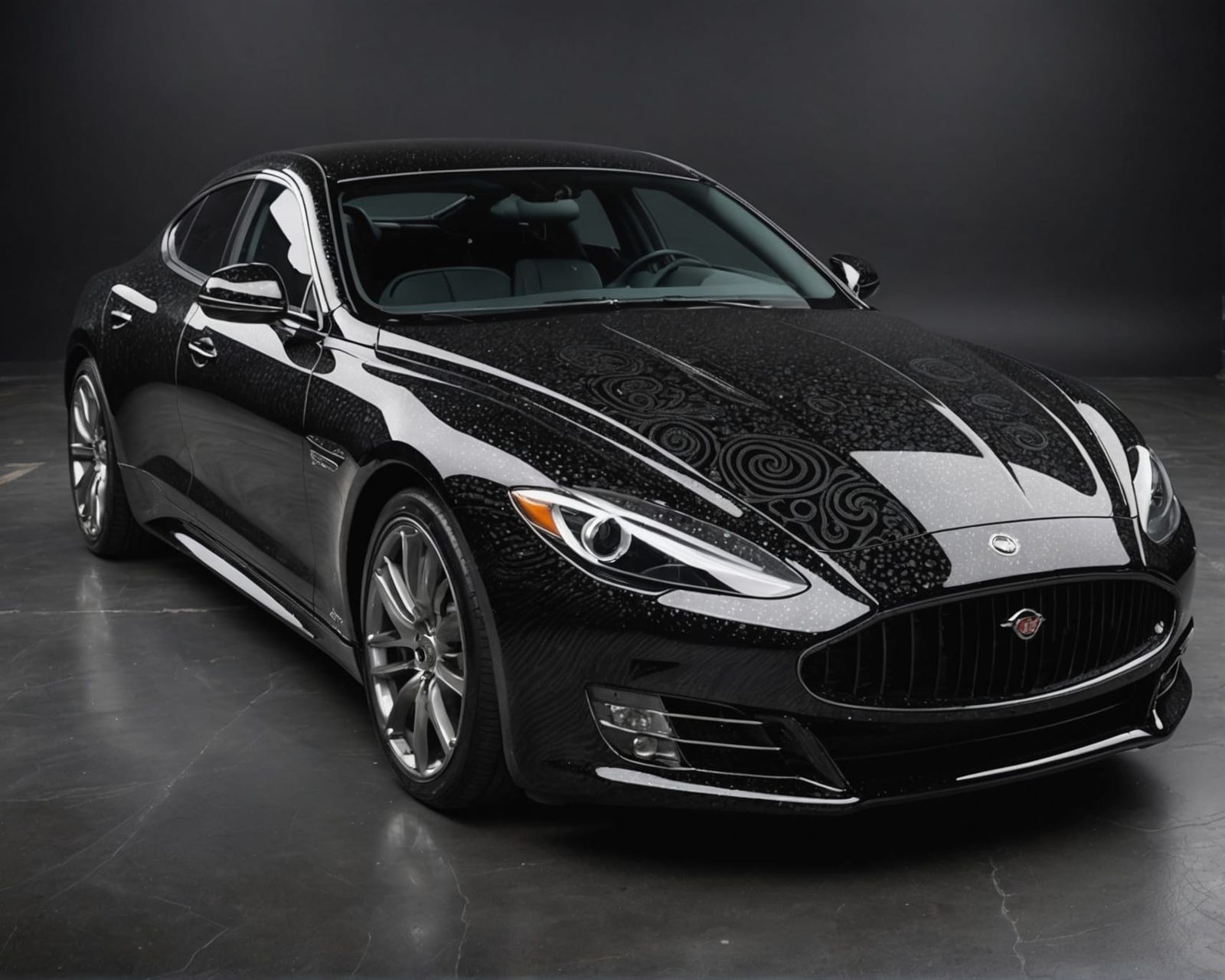 Carbon Fiber Paisley Car Paint Job