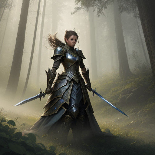 Maiden Warrior in Impenetrable Armor