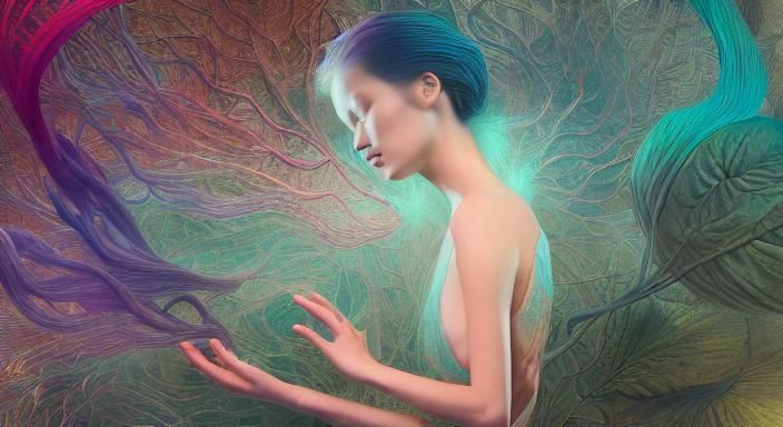 Plants Talking: Warped Perspective in Fashion Magazine Style