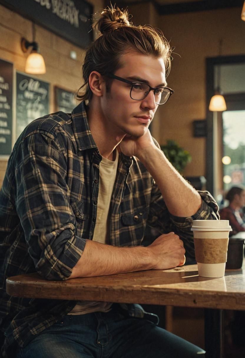 just me, anxious with coffee
