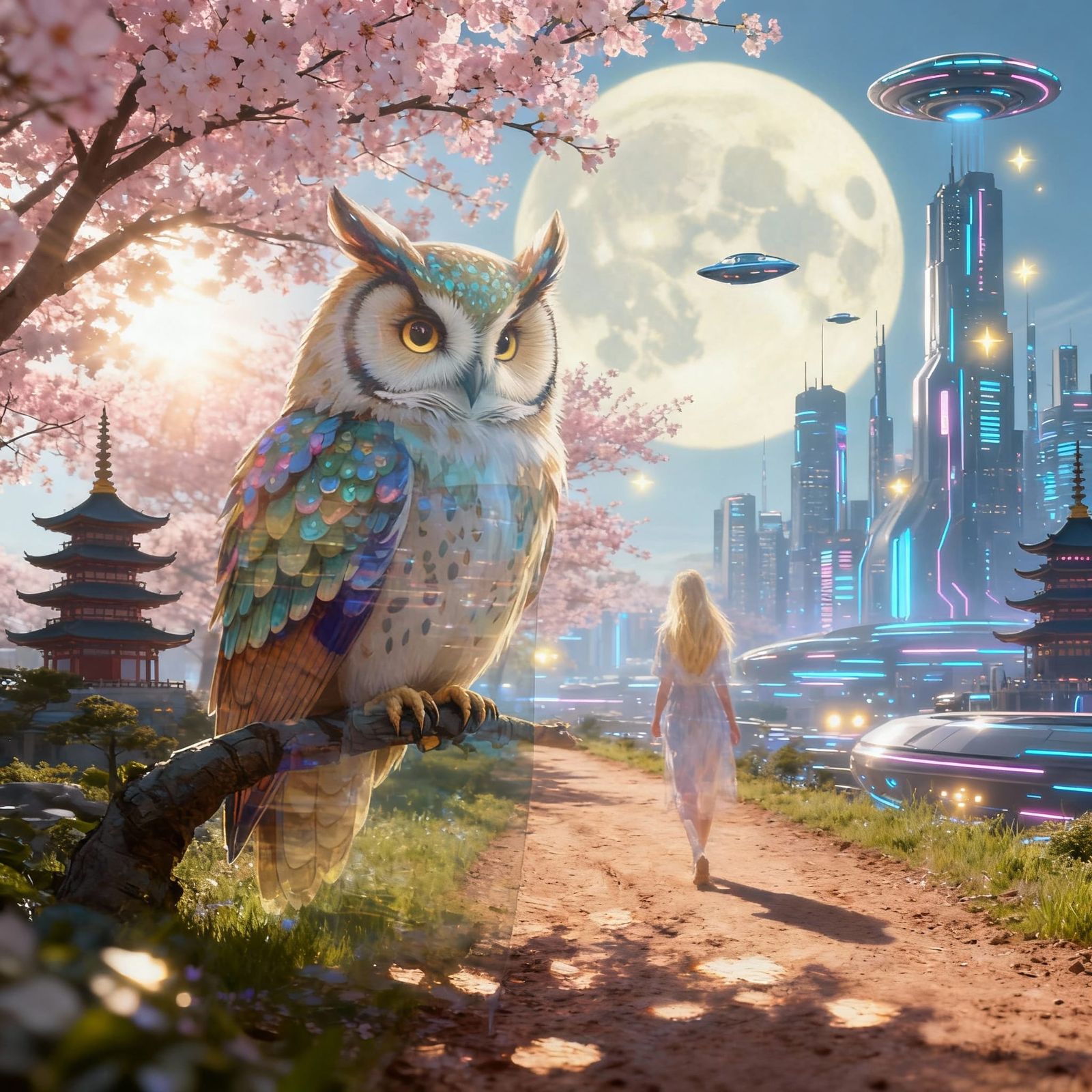 AI Generated Double Exposure Image