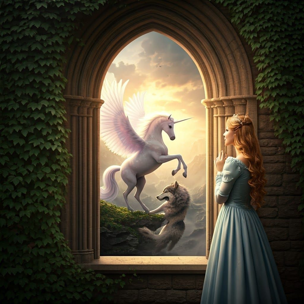 Regal Princess Witnesses Unicorn vs Wolf Battle in Majestic ...