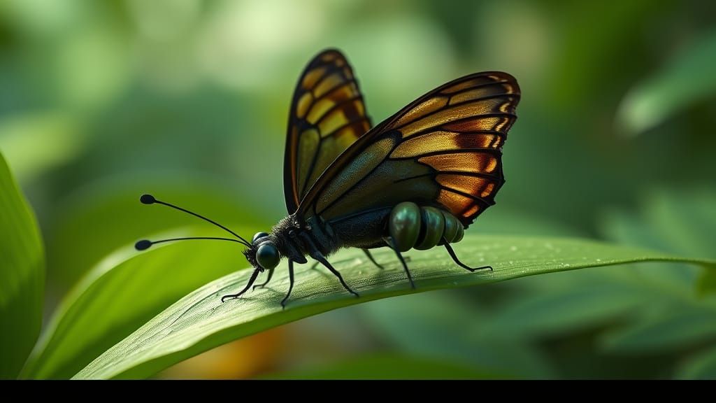 Fragile Butterfly: A Pixar-Style 3D Rendering