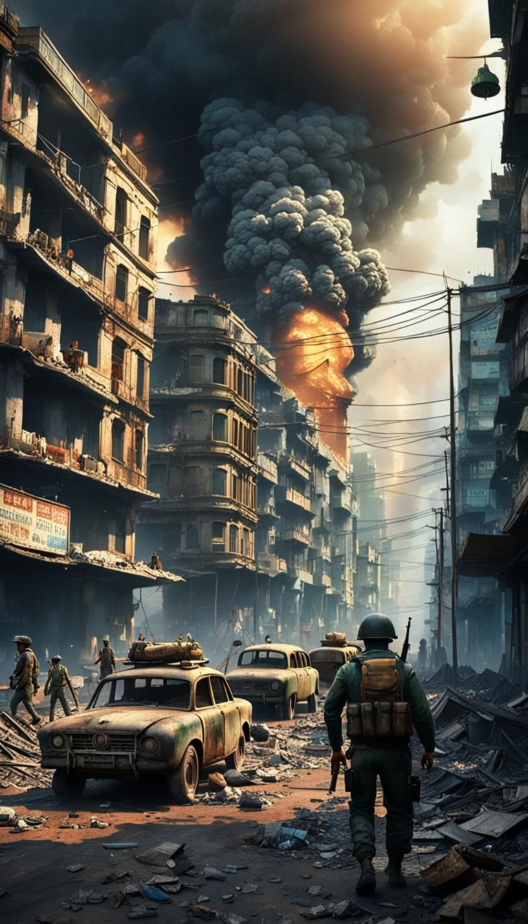 Post-Apocalyptic Mumbai: Chaos and Desperation
