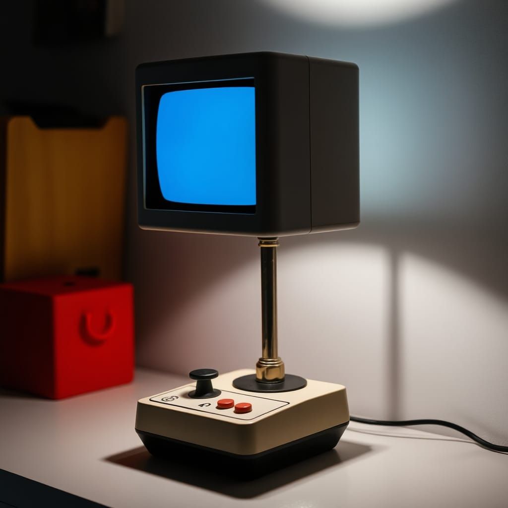 Joystick Lamp: Creative Repurposed Design