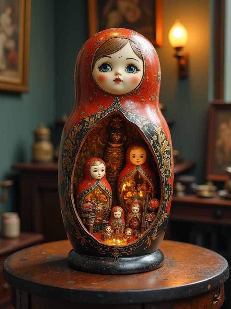 Cutaway Matryoshkas