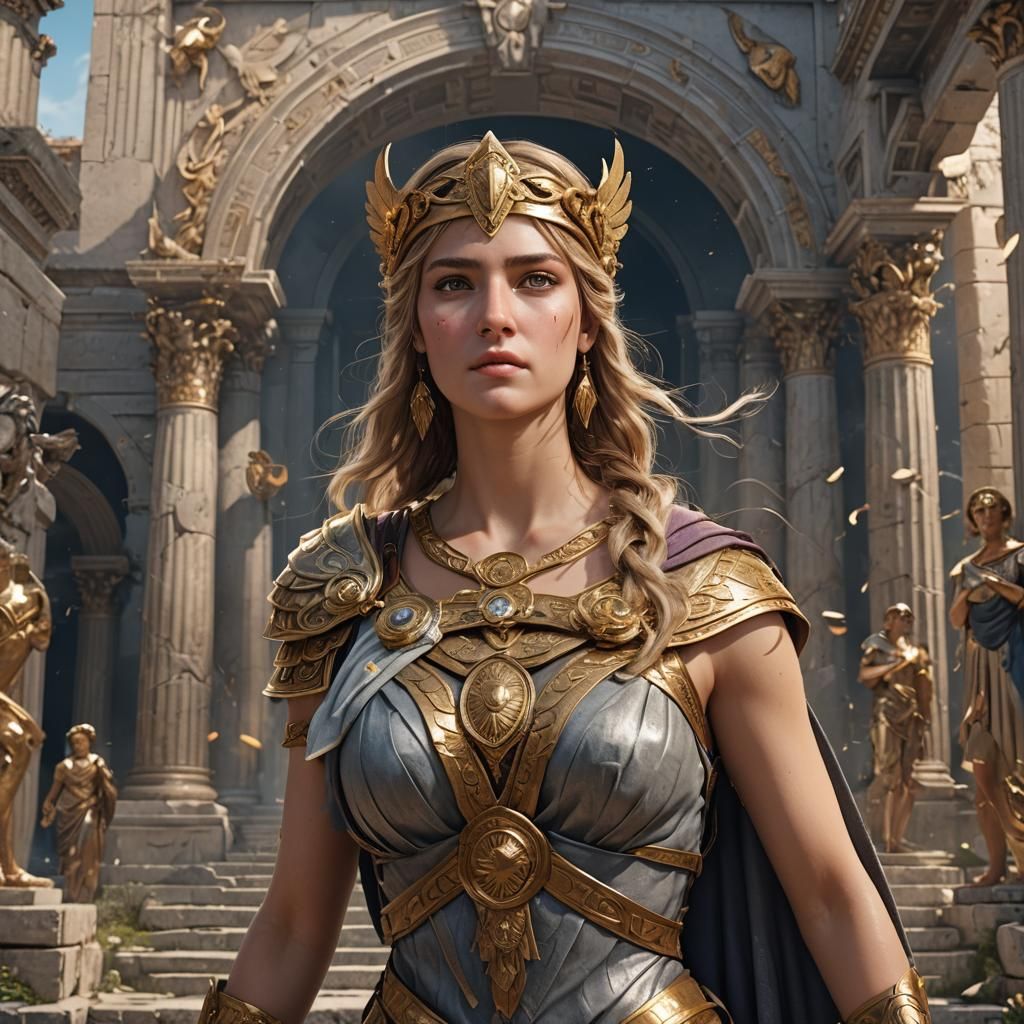 Athena, goddess of wisdom and good counsel 🦉