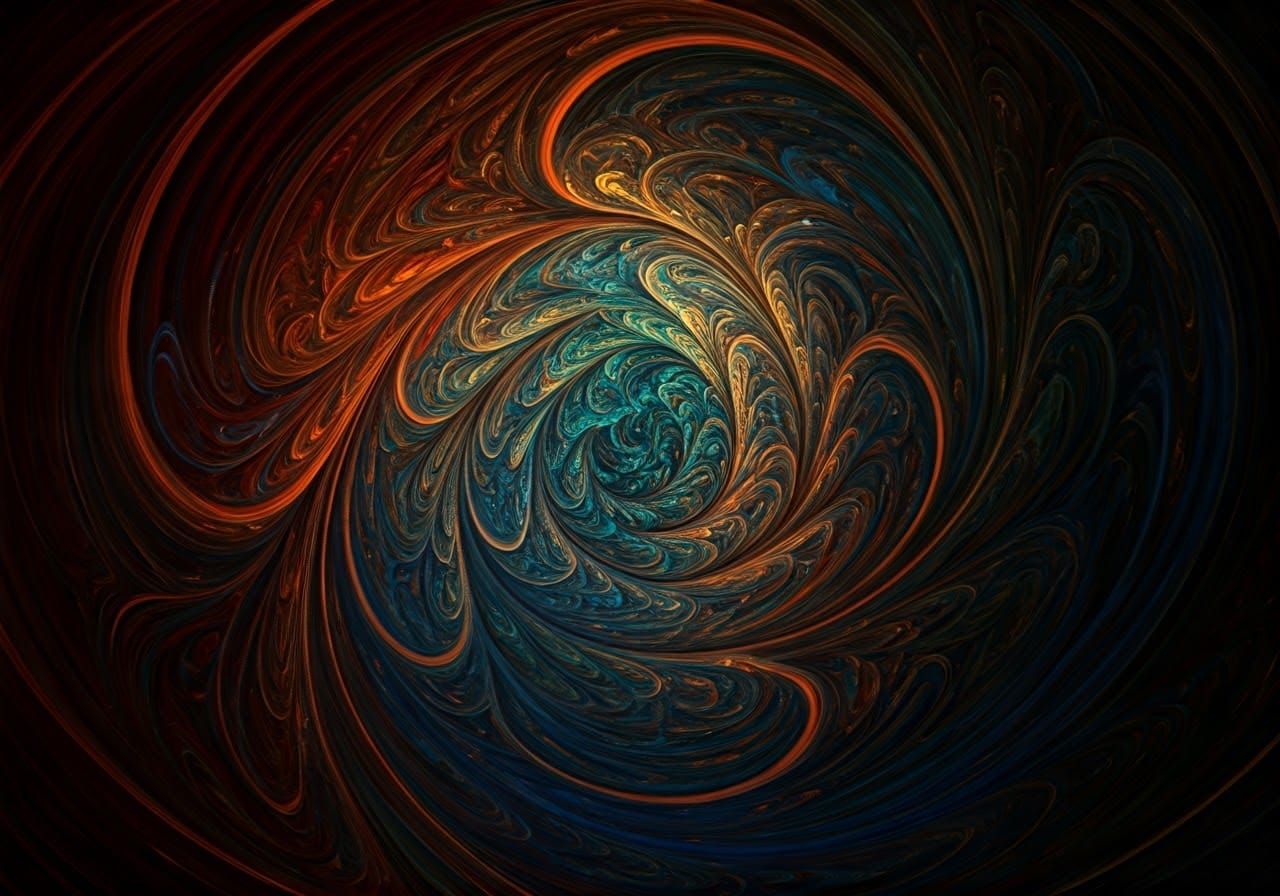 Tiamat Emerges: An Abstract Expressionist Vision