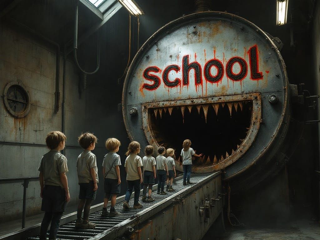 Children Condemned to the Industrial School Grinder