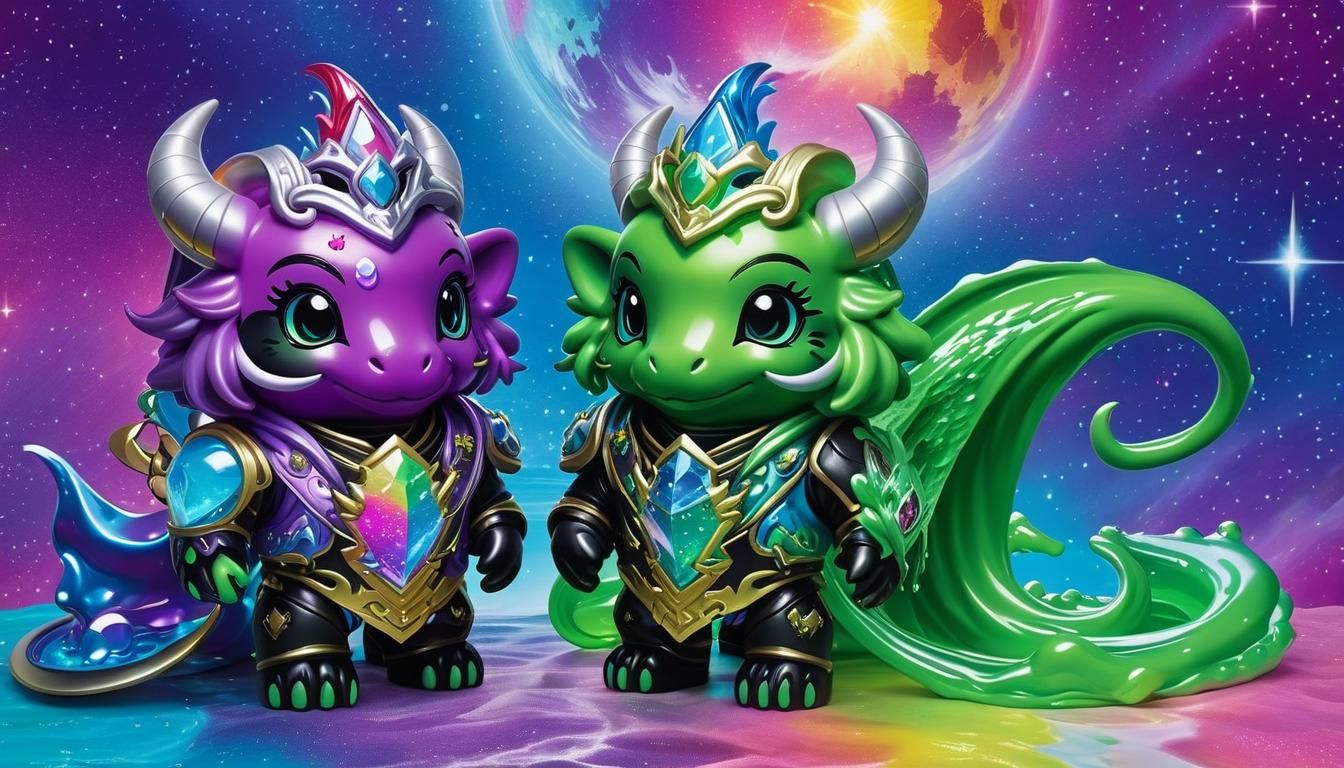 Lisa Frank Dragonborn Artificer Sage with Slime
