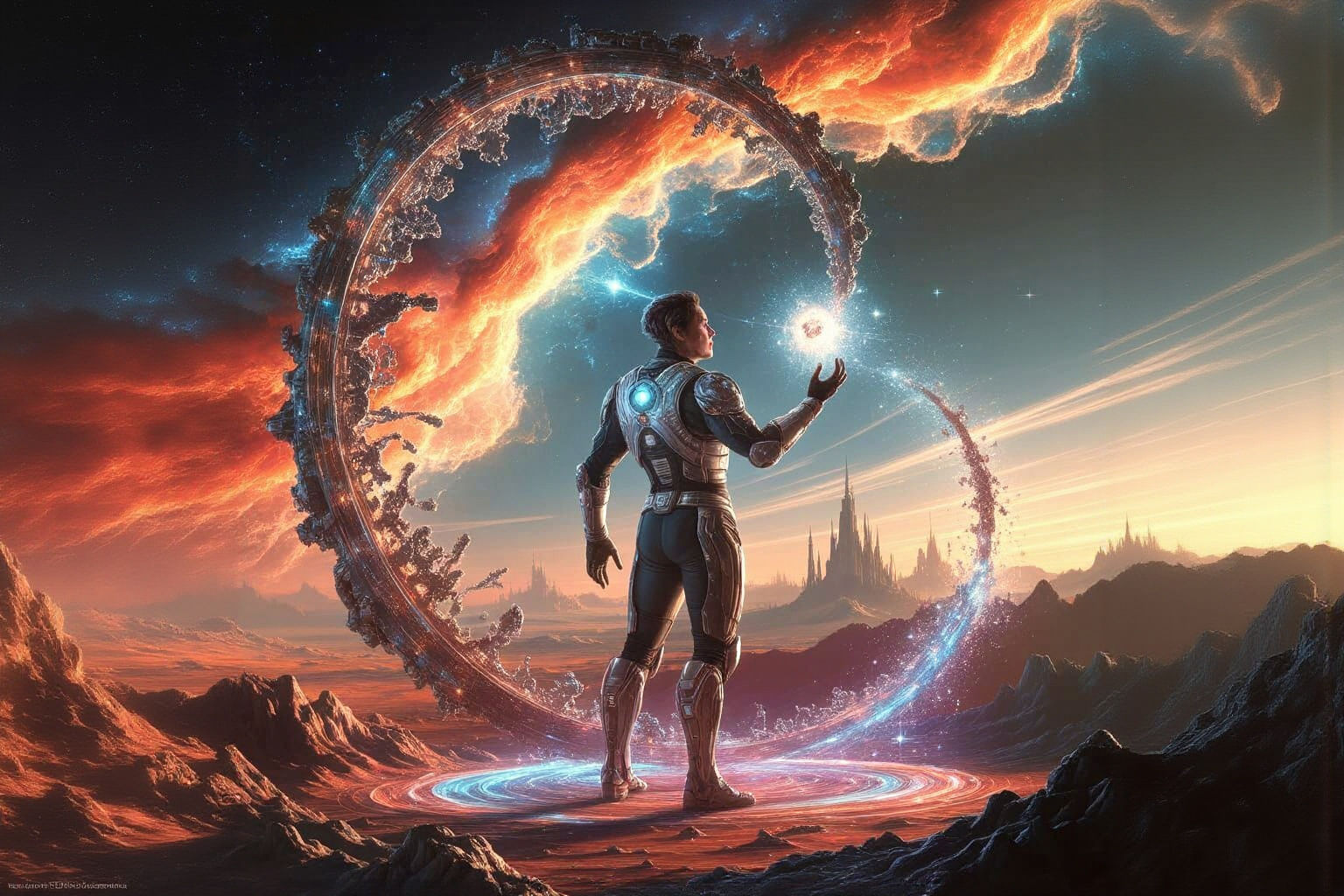 Cosmic Architect Designing Structures in Galactic Void