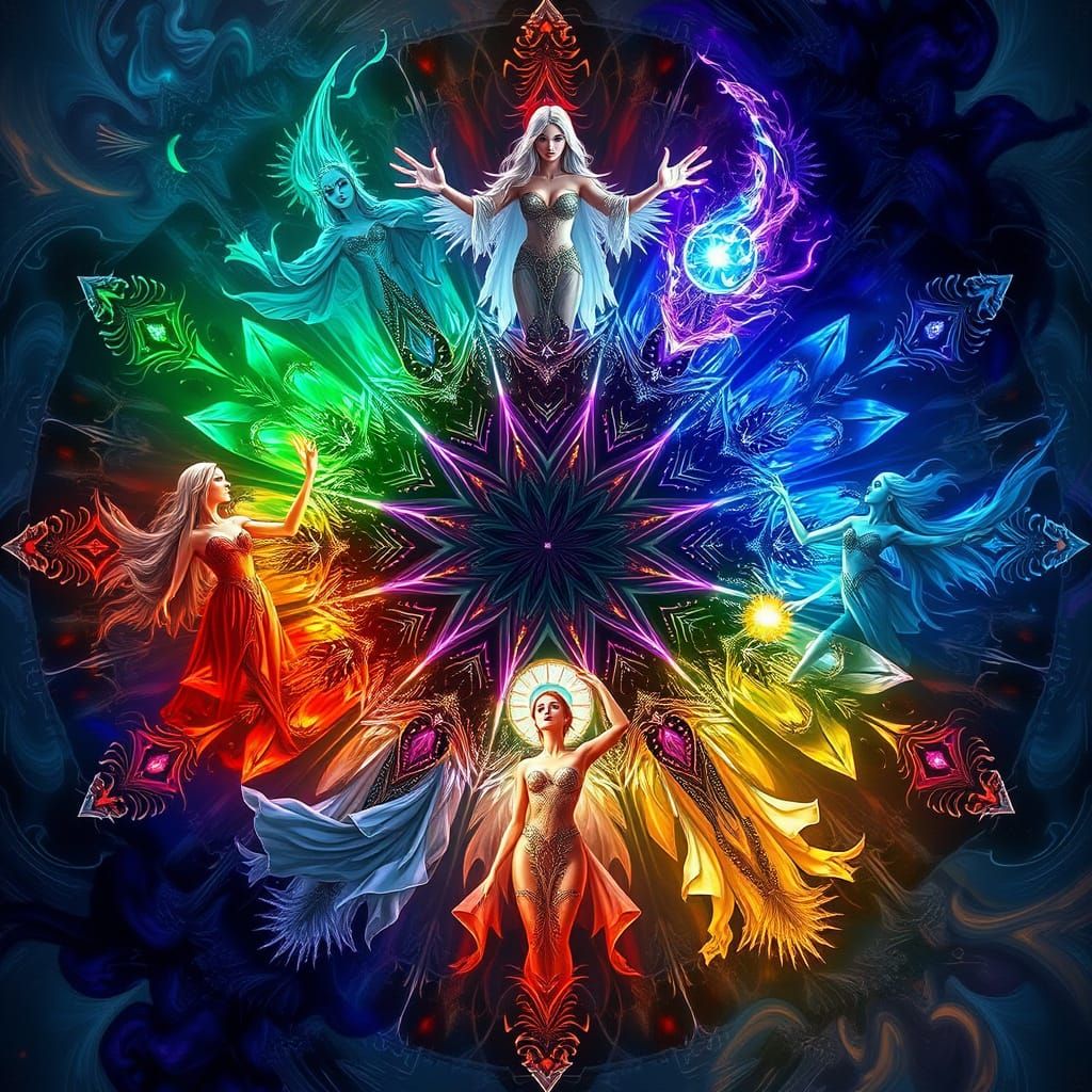Spectral Sorceresses in a Kaleidoscope of Elements
