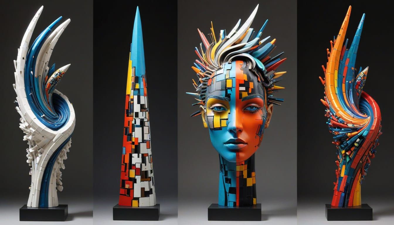 Eclectic Modern Art Sculpture Styles