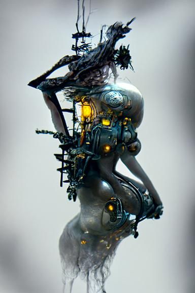 The Expanse Spaceship in Steampunk Style