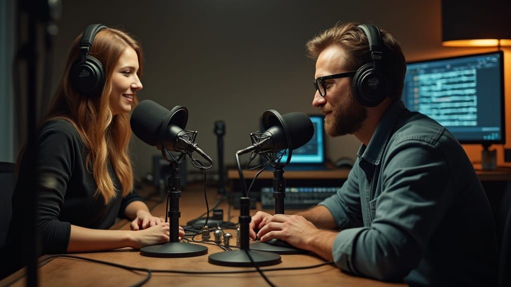 Podcast Recording in Cinematic Film Style