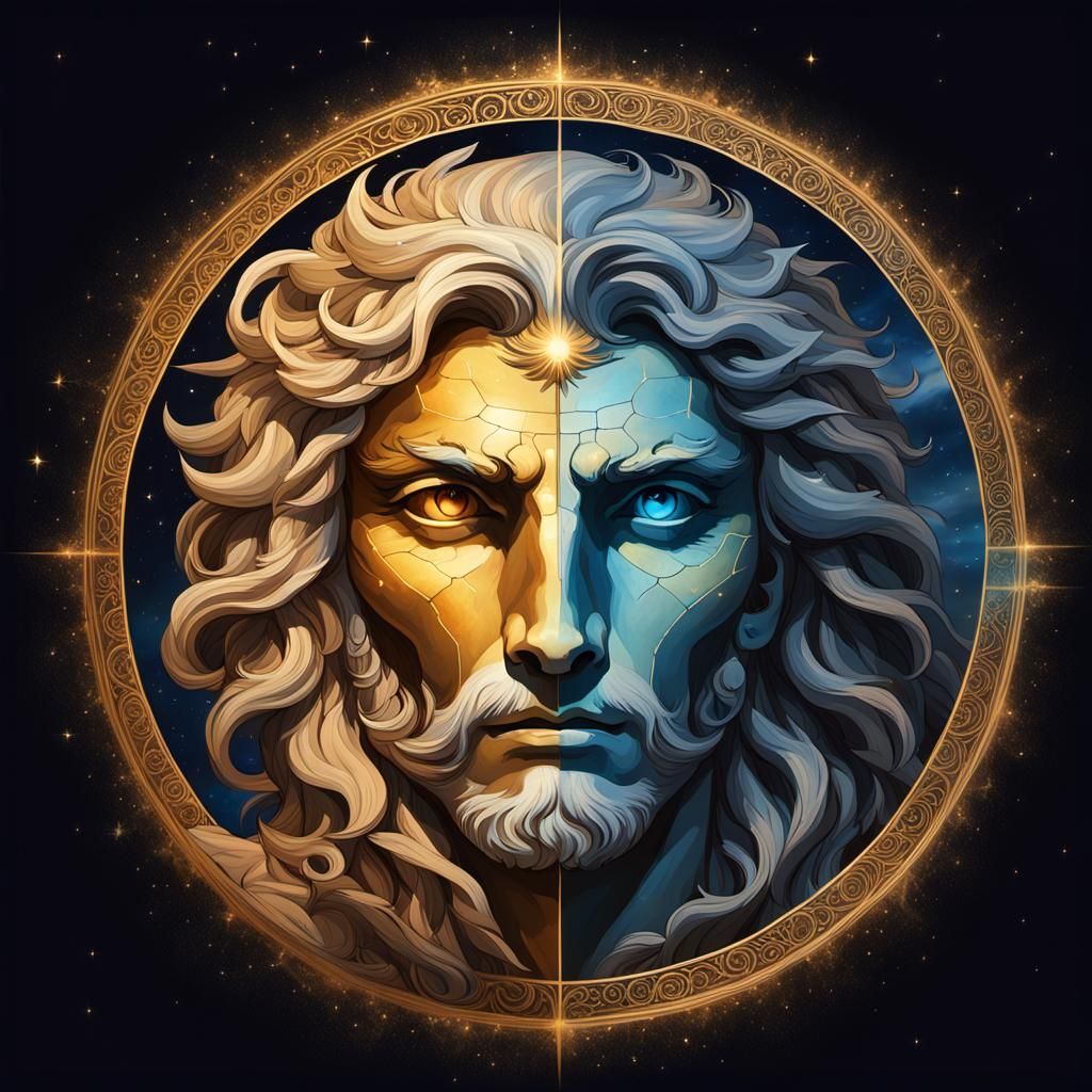 Apollo and Artemis: Sunset and Moonlight Concept Art