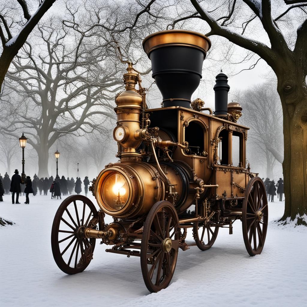 Steampunk Victorian Christmas in Hyde Park