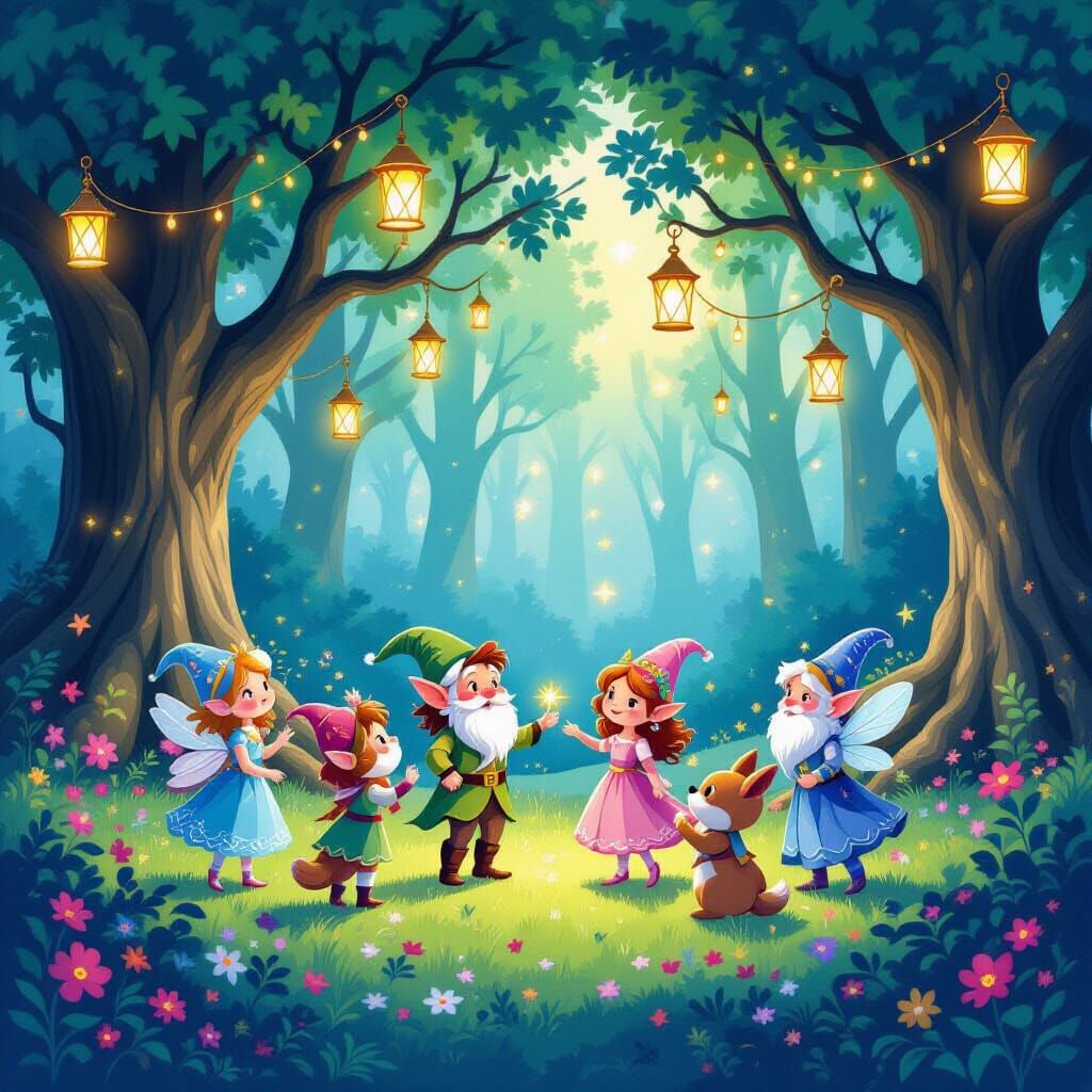 Woodland Creatures Ball in Enchanted Forest