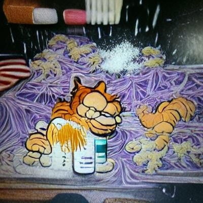 Orange Tabby Cat Art