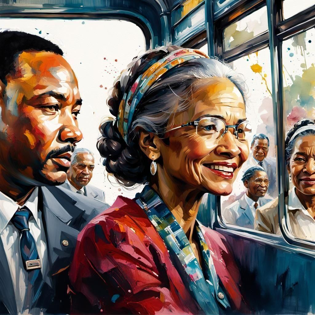 Rosa Parks & Martin Luther King
