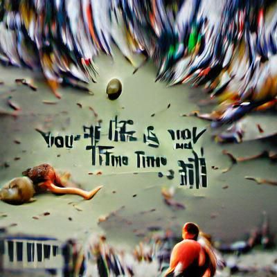 Abstract Interwoven Lines with Vibrant Colors