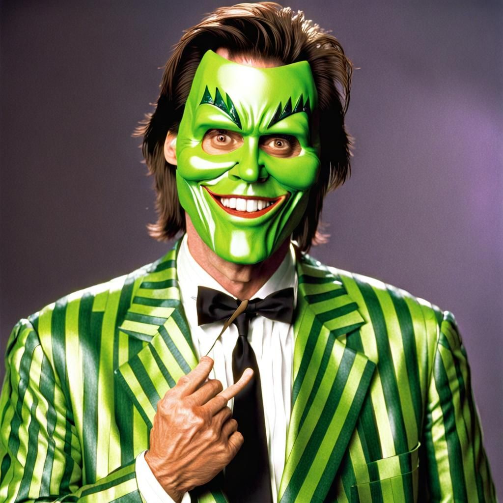 Jim Carrey as The Mask: Movie Scene