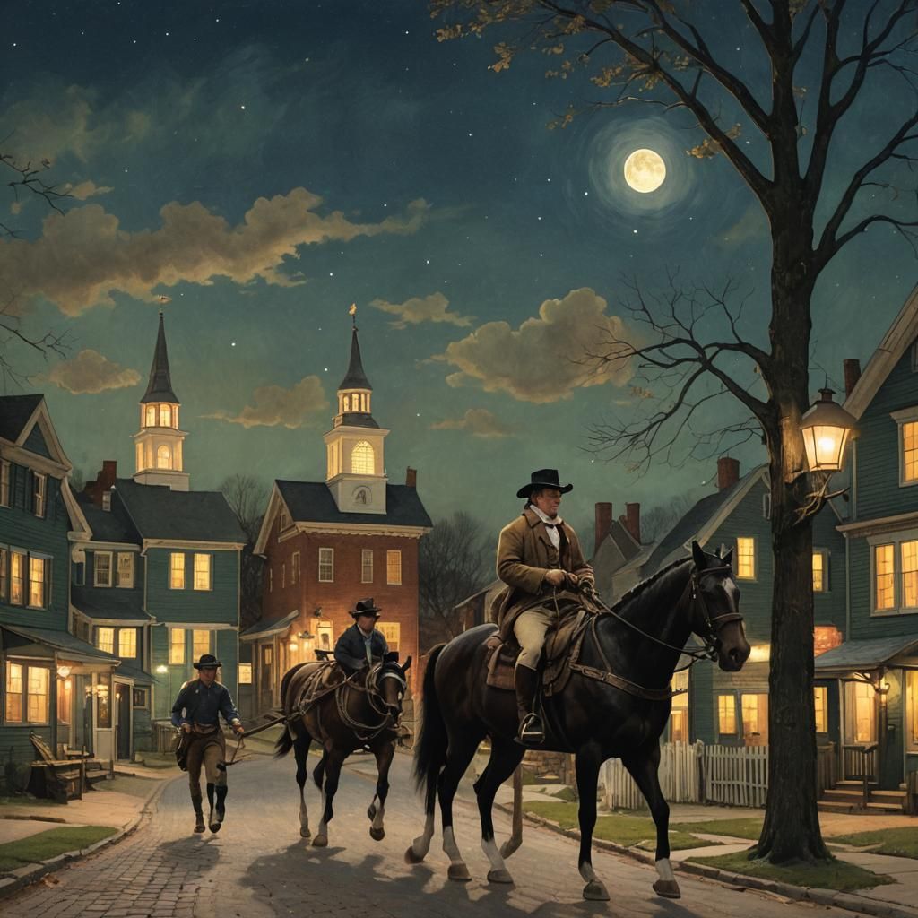 The midnight ride of Paul Revere