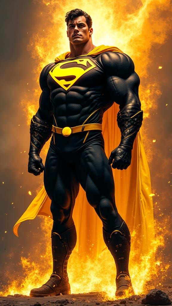 Superman in Scorpion-Inspired Mortal Kombat Armor