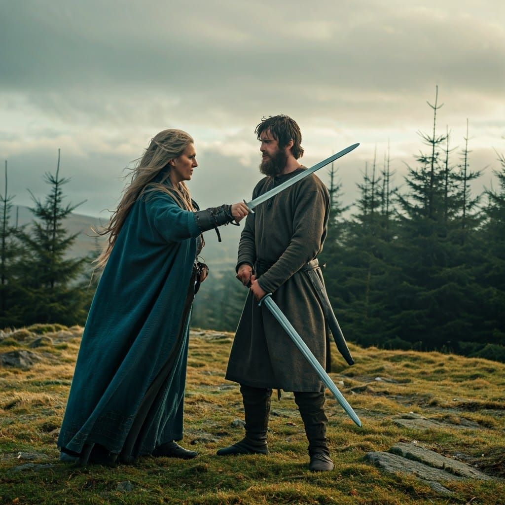 Scáthach Trains Cú Chulainn: Celtic Warrior Goddess