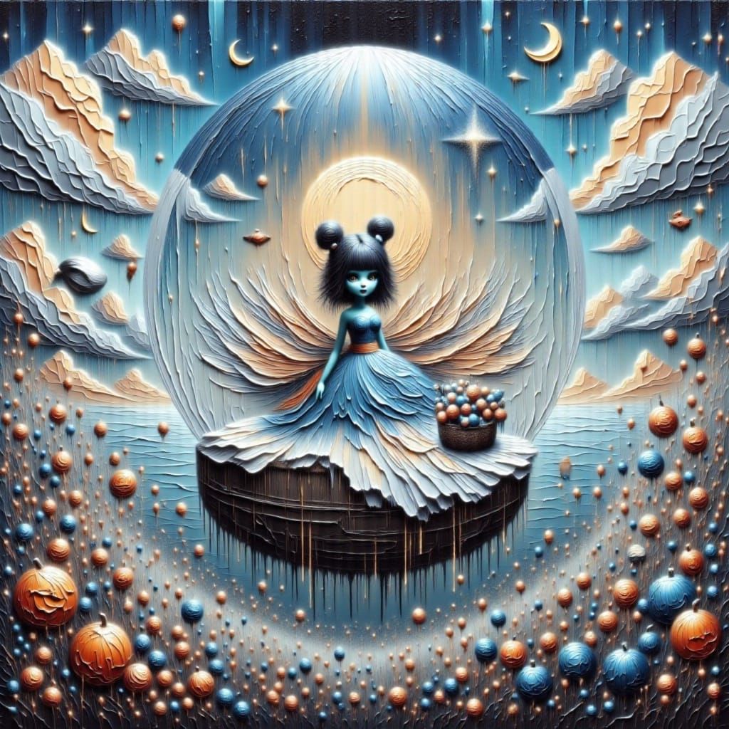 <lora:Winter Feiertage:1.0> <lora:Moonchild Halloween:1.0> c...