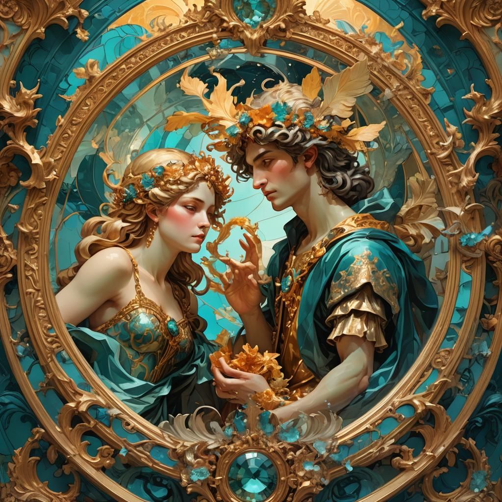 Baroque Fantasy: Porposia and Eros in Ornate Mirror