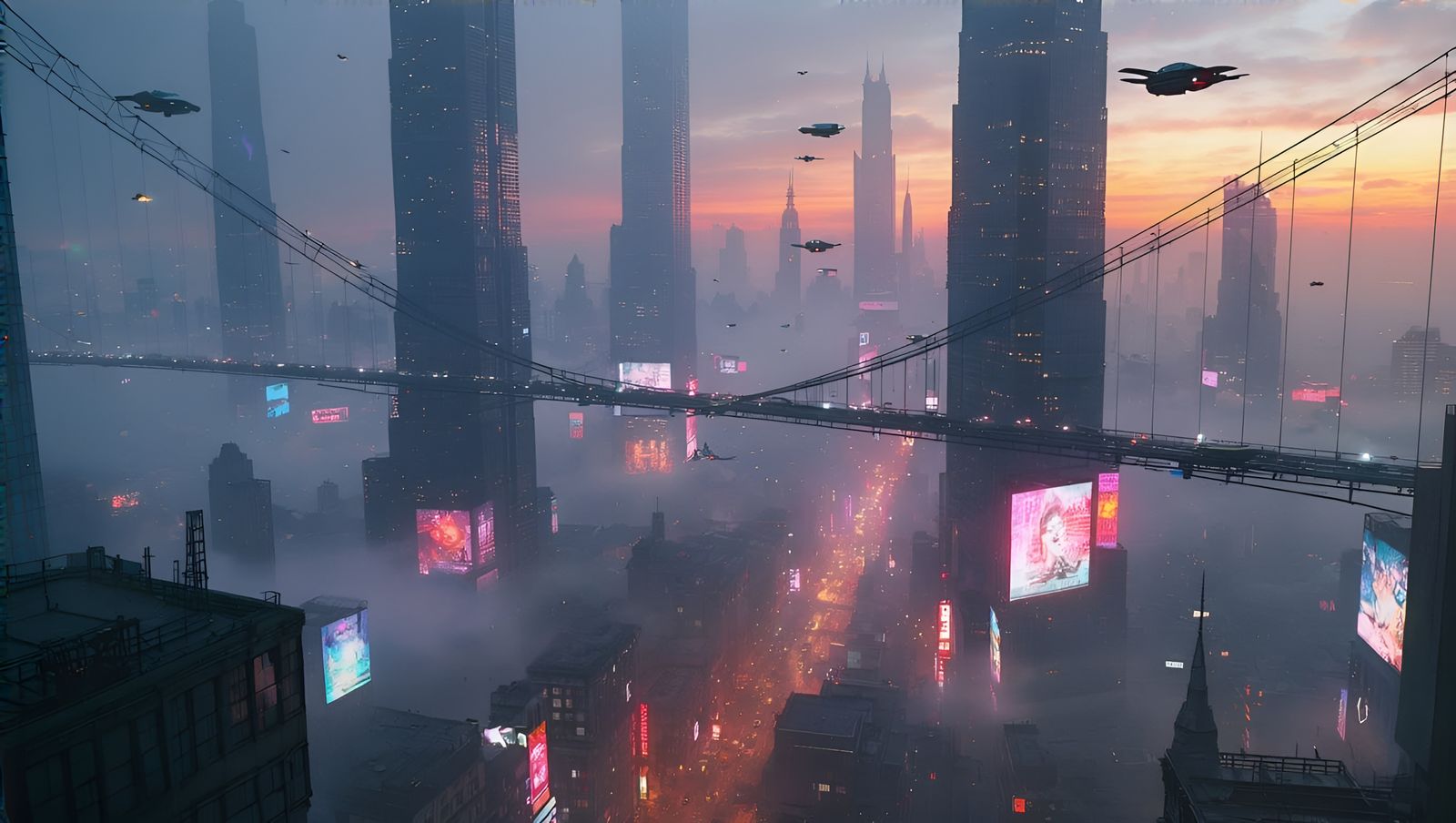 Sleek Futuristic Metropolis Unveils High-Tech Marvels in Neo...