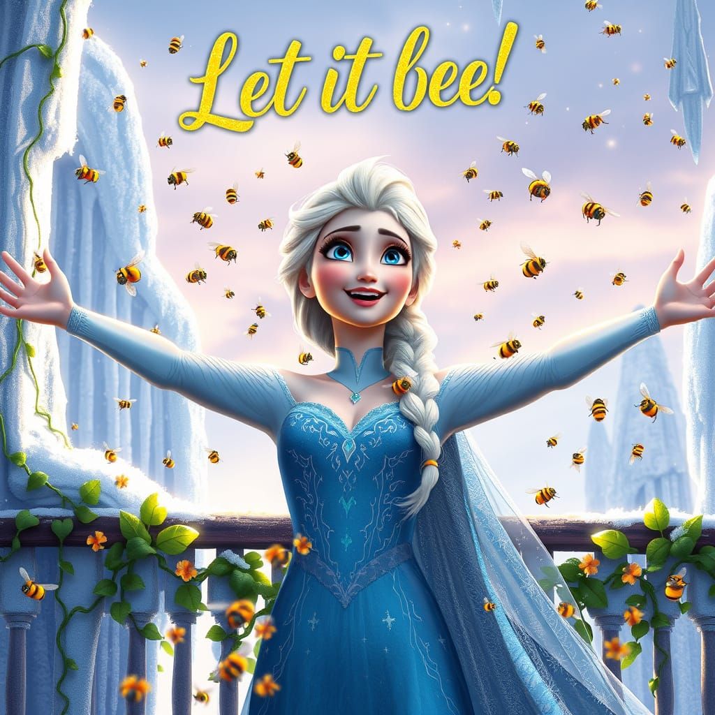 Ice Queen Embodies Spring Liberation